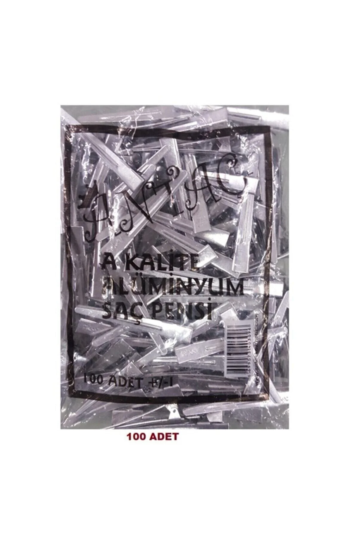 antac-100lu-aluminyum-sac-pensi Antaç 100lü Alüminyum Saç Pensi - Görsel 1