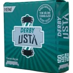Derby Usta Yarım Jilet Berber Bıçak Ustura Tıraş Jileti 100 Lü
