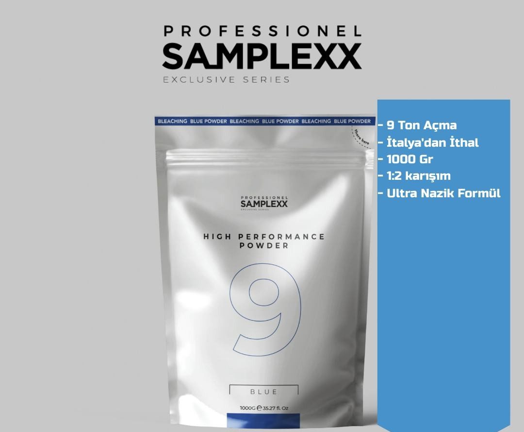 samplexx-sac-acici-9-ton-1000-gr-blue Samplexx Saç Açıcı 9 Ton 1000 Gr. Blue - Görsel 1