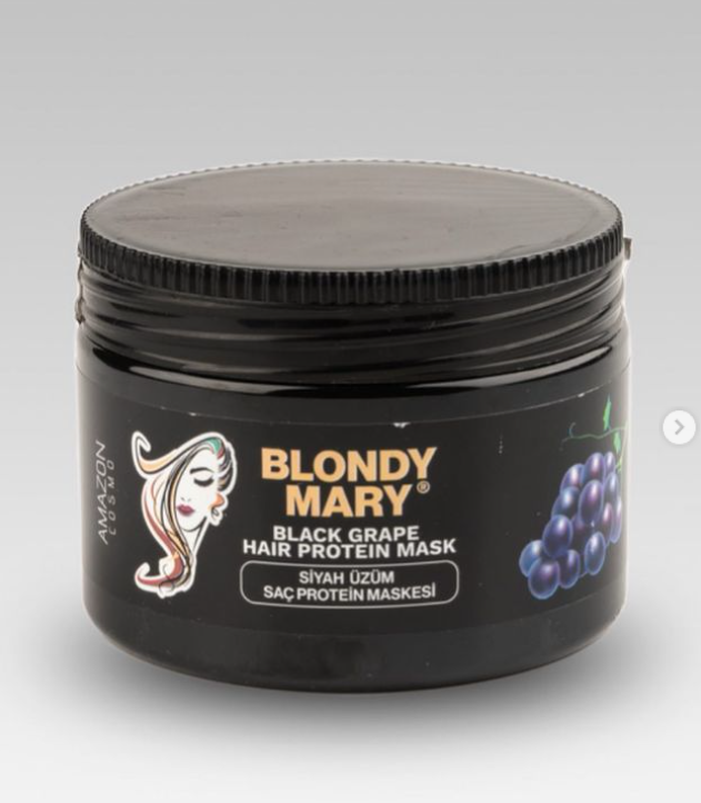 yavuz-kozmetik-blondy-mary-siyah-üzüm-saç-maskesi Blondy Mary Siyah Üzüm Saç Maskesi 400ml - Görsel 1
